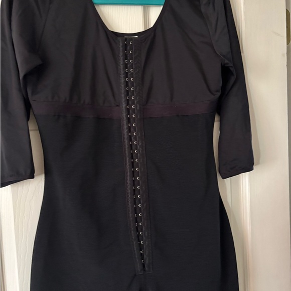 Black Bodycon shapewear with Hook Closure